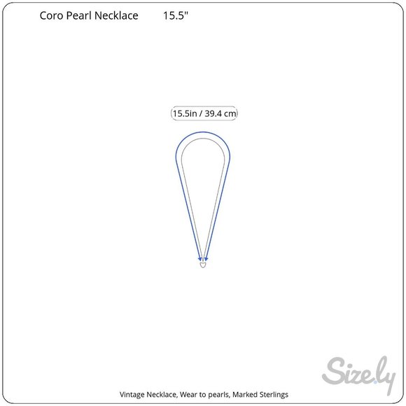 Graduated Coro Pearl Necklace, SterlingS Clasp - Picture 8 of 8